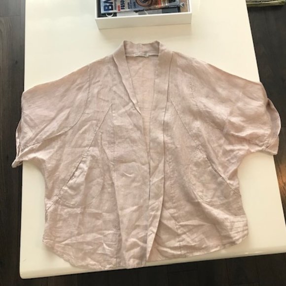 100% Linen Jacket by Stella Martini NWOT - Picture 1 of 9